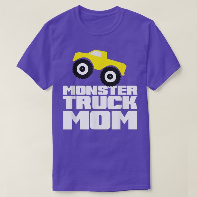 Camiseta Monster Truck Mom Family Matching Racing Party 2 (Diseño del anverso)