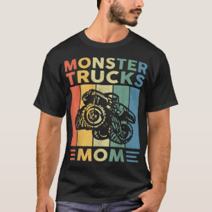 Camiseta Monster Truck Mom Retro Vintage Monster Truck Shir