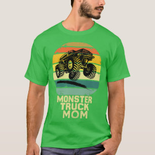 Camiseta Monster Truck Mom Shirt Retro Vintage Monster Truc