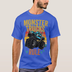 Camiseta Monster Truck Monster Trucks Rule 2123