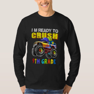 Camiseta Monster Truck Noveno Grado Estoy listo para aplast