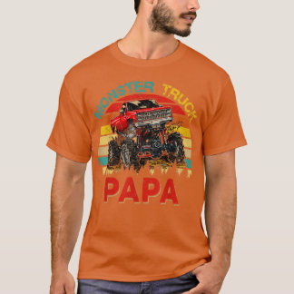 Camiseta Monster Truck Papa Driver Lover El Día Del Padre