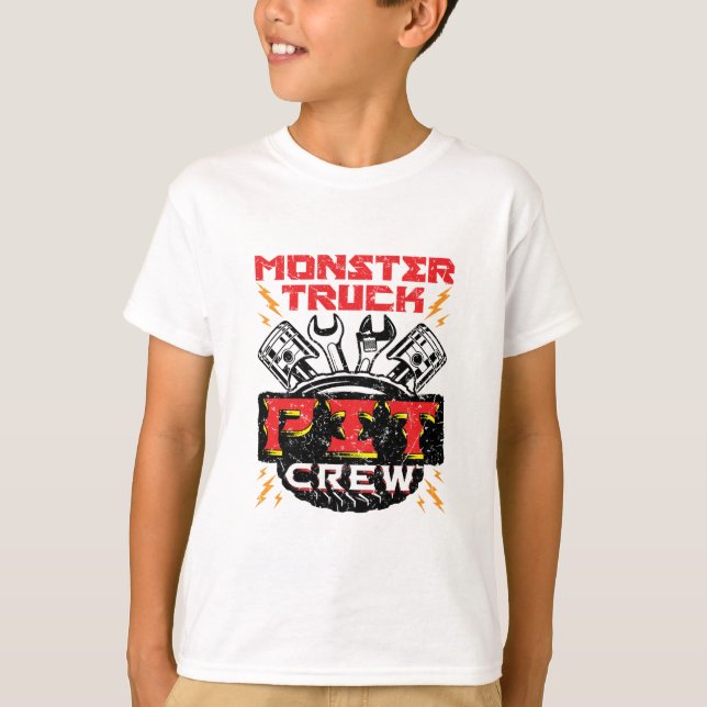 Camiseta Monster Truck Pit (Anverso)