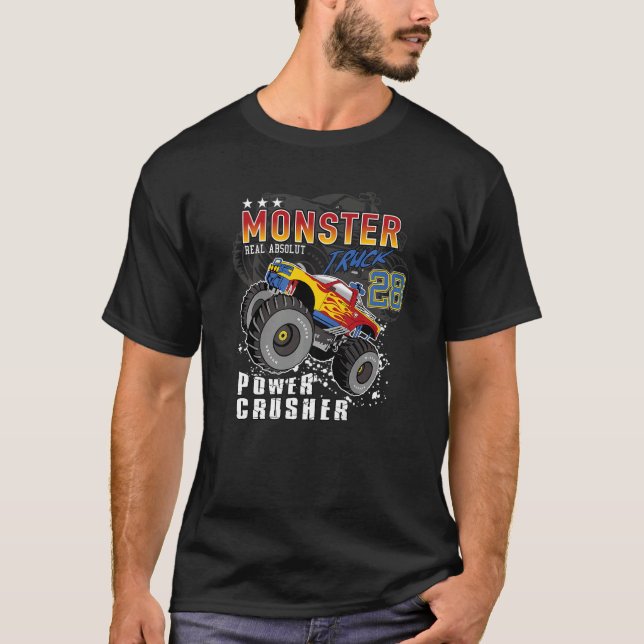 Camiseta Monster Truck Power Crusher (Anverso)