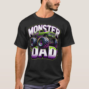 Camiseta Monster Truck Race Taxista Papá Padres Día 2