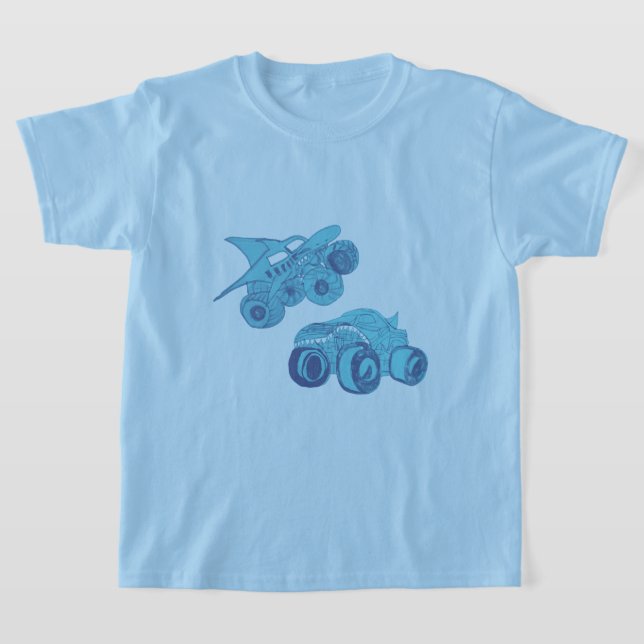 Camiseta Monster Truck Rally Birthday Party (Distribución)