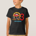Camiseta Monster Truck Rally Boy Birthday Party Set<br><div class="desc">Monster Truck Rally Boy Birthday Party Outfit T-Shirt</div>
