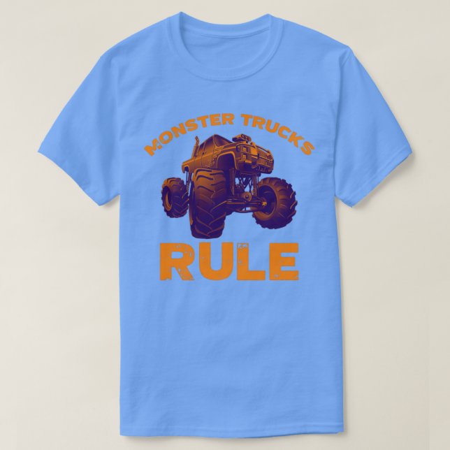 Camiseta Monster Truck Regla 4 (Diseño del anverso)