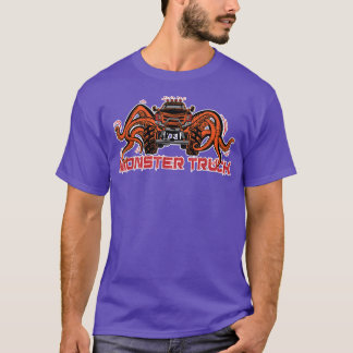 Camiseta Monster Truck Reglas Monster Carreras Camión Gran 
