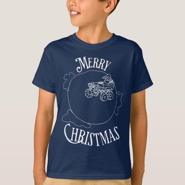 Camiseta Monster Truck Santa (Anverso)