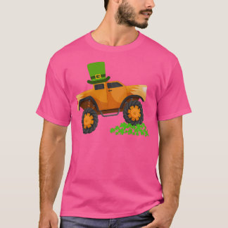 Camiseta Monster Truck Shamrock Men Boys St Patrickx27s Day