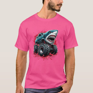 Camiseta Monster Truck Shark es mi camión de simuladores de
