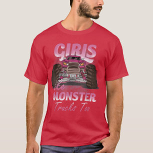 Camiseta Monster Truck shirt girls like monster trucks too 