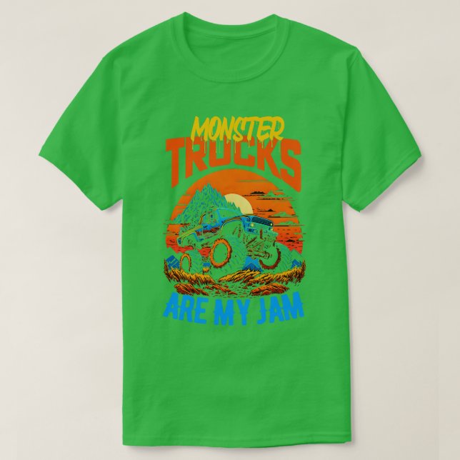 Camiseta Monster Truck son mi Jam Funny 5 (Diseño del anverso)