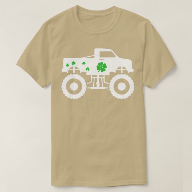 Camiseta Monster Truck St Patricks Day (Diseño del anverso)