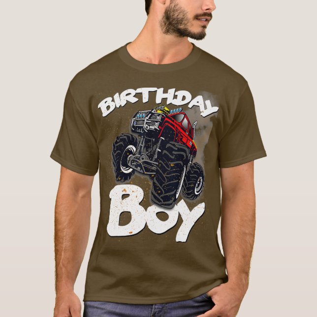 Camiseta Monster Truck T Shirt Gracioso regalo de cumpleaño (Anverso)