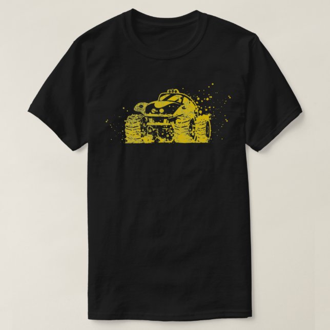 Camiseta Monster Truck Tierra Amarilla 2 (Diseño del anverso)