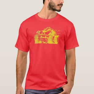 Camiseta Monster Truck Yellow Terrain