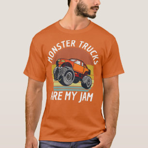 Camiseta Monster Trucks Are My Jam Big Wheels 4