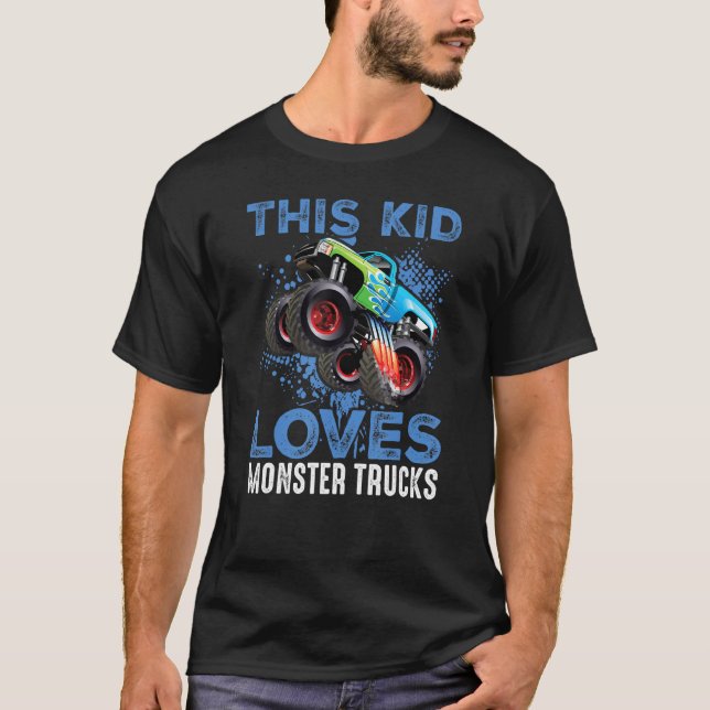 Camiseta Monster Trucks Are My Jam For Boy (Anverso)