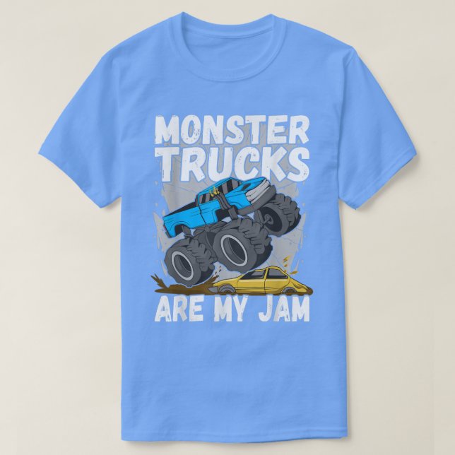 Camiseta Monster Trucks are my Jam Monster Truck  (Diseño del anverso)