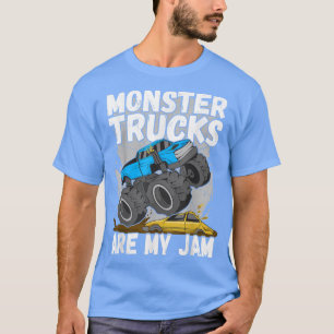 Camiseta Monster Trucks are my Jam Monster Truck 