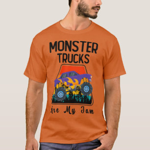 Camiseta Monster Trucks Are My Jam Unisex Monster Truck Rac