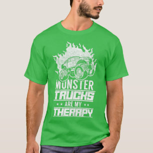 Camiseta Monster Trucks Are My Therapy
