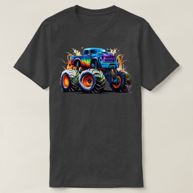 Camiseta Monster Trucks Lover (Diseño del anverso)