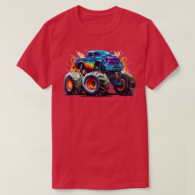 Camiseta Monster Trucks Lover (Diseño del anverso)