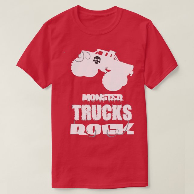 Camiseta Monster Trucks Rock T (Diseño del anverso)