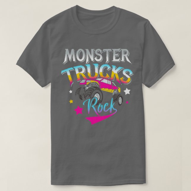 Camiseta Monster Trucos Rock Monstertruck Gasolina (Diseño del anverso)