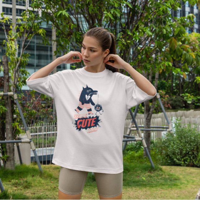 Camiseta Monster Walking Mascota Cute (Subido por el creador)