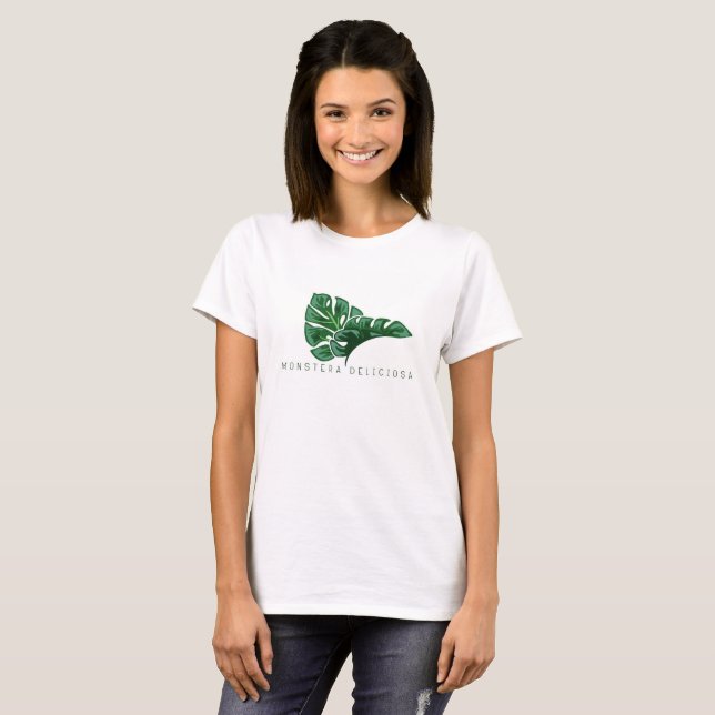 Camiseta Monstera Deliciosa - planta del queso suizo (Anverso completo)