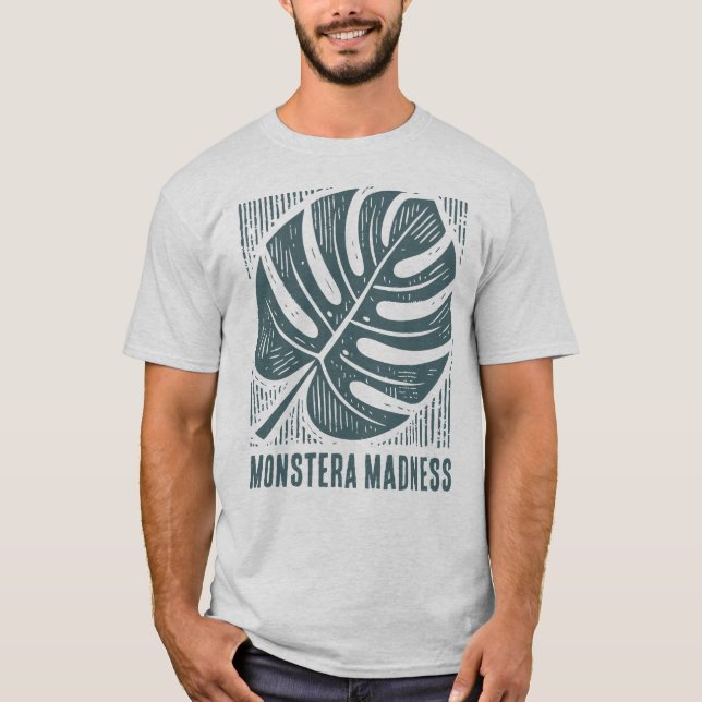 Camiseta Monstera Madness House Plover (Anverso)