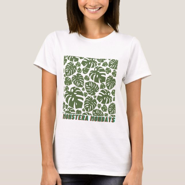 Camiseta Monstera Mondays (Anverso)