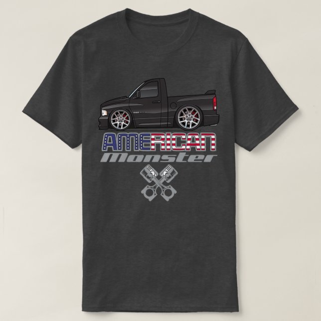 Camiseta MonsterBlack 2 (Diseño del anverso)