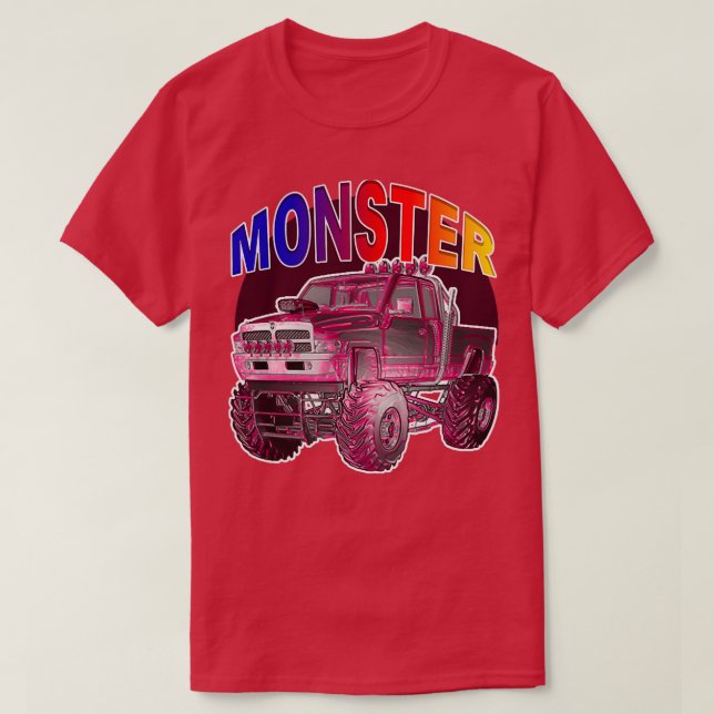 Camiseta Monstercar (Diseño del anverso)