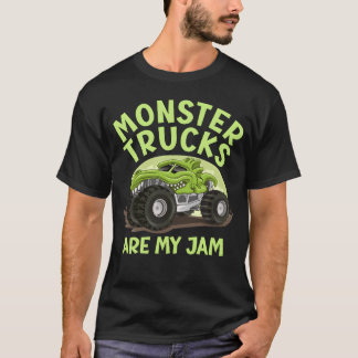 Camiseta Monsterrucks son mi mermelada chico de cumpleaños