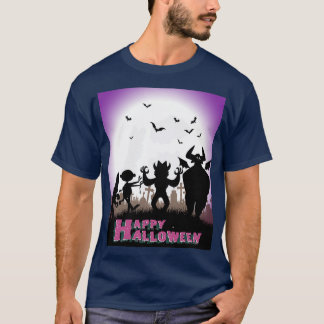 CAMISETA MONSTERS HAPPY HALLOWEEN