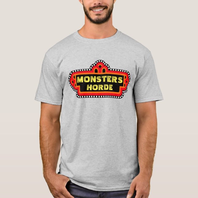 Camiseta Monsters Horde Retro Pizza Place T-Shirt (Anverso)