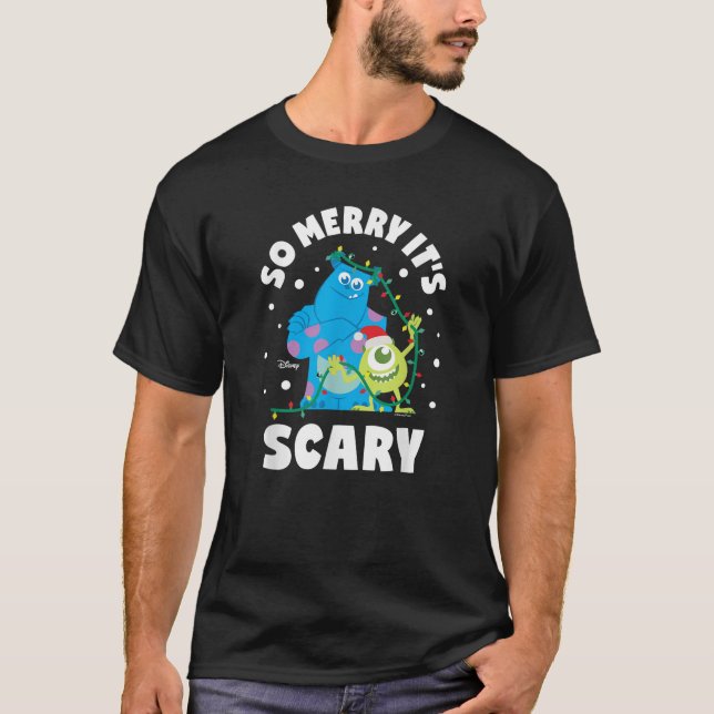 Camiseta Monsters Inc So Merry It Scary (Anverso)