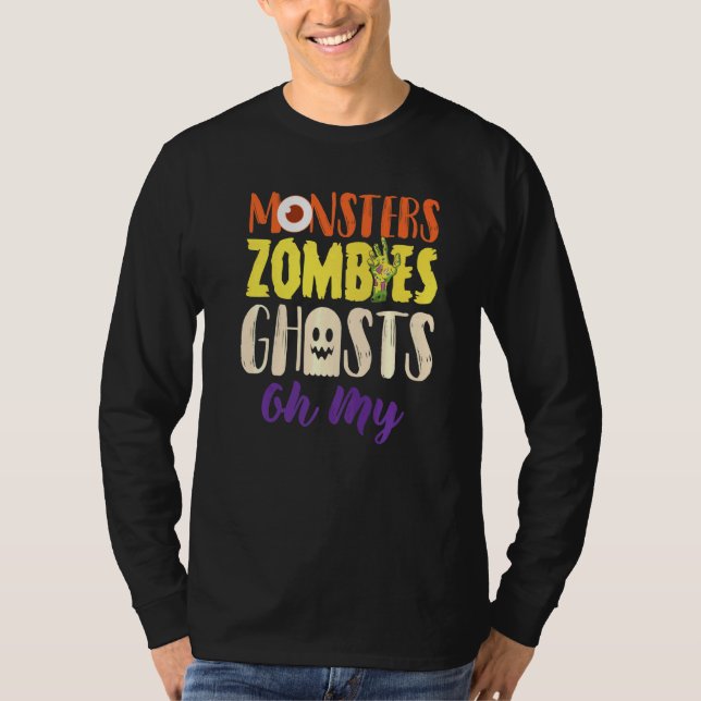 Camiseta Monsters Zombies Fantasmas (Anverso)