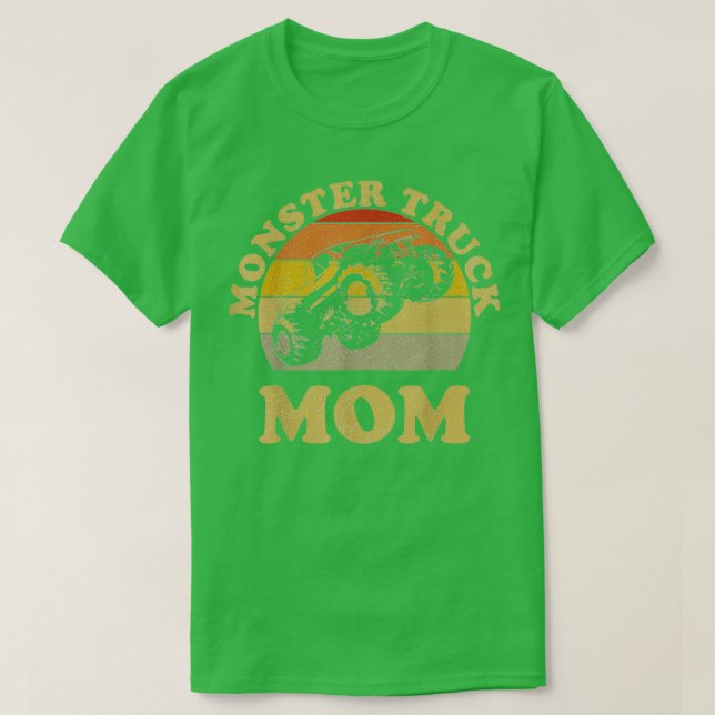 Camiseta MonsterTruckMomRetroVintageMonsterTruckShirt 2 (Diseño del anverso)