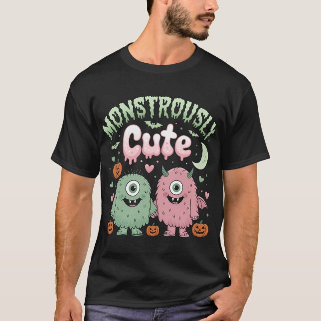 Camiseta Monstrously Cute (Anverso)