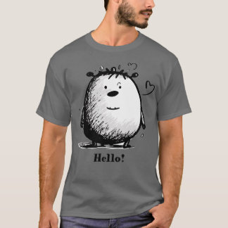Camiseta monstruo adorable
