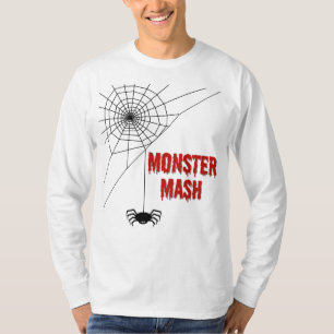 Camiseta Monstruo Aplastado de Halloween Telaraña