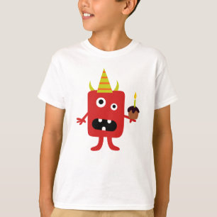 Camiseta Monstruo asustadizo de la diversión que lleva la