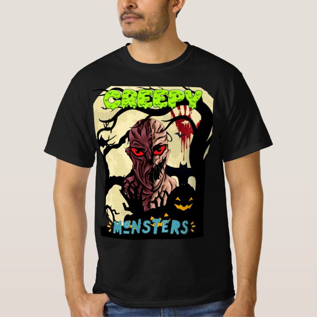 Camiseta Monstruo aterrador (Anverso)