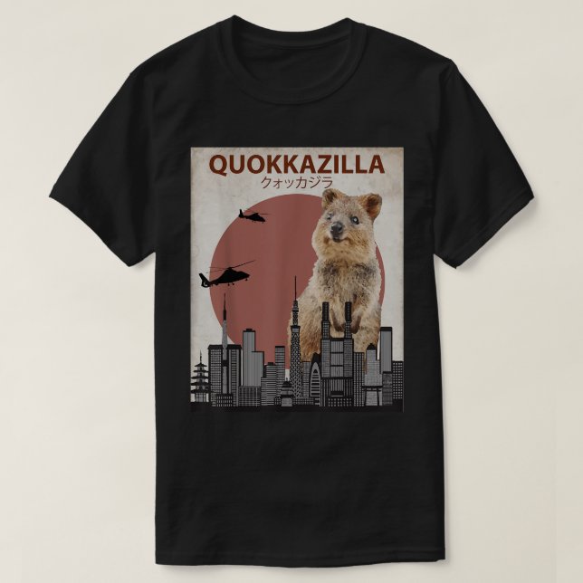 Camiseta Monstruo australiano, gigante de Quokka (Diseño del anverso)